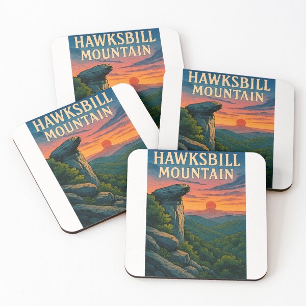 Item preview, Hawksbill Mountain Linville Gorge Sunset View designed and sold by Places On Earth.