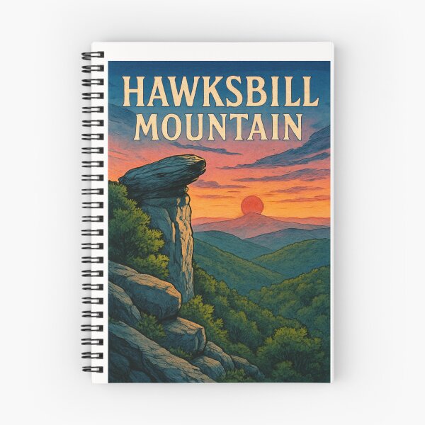 Item preview, Hawksbill Mountain Linville Gorge Sunset View designed and sold by Places On Earth.