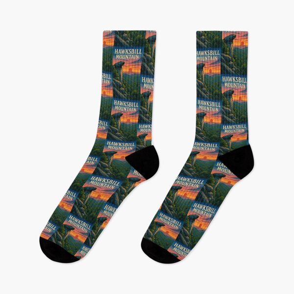 Item preview, Hawksbill Mountain Linville Gorge Sunset View designed and sold by Places On Earth.