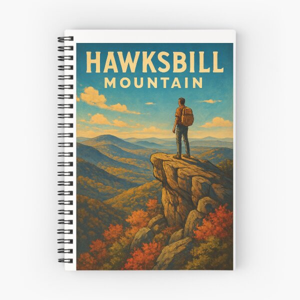 Item preview, Hawksbill Mountain North Carolina Hiker Viewpoint designed and sold by Places On Earth.