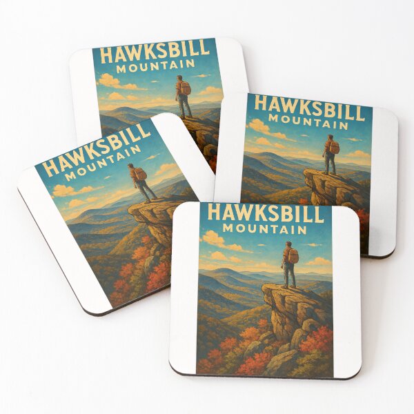 Item preview, Hawksbill Mountain North Carolina Hiker Viewpoint designed and sold by Places On Earth.