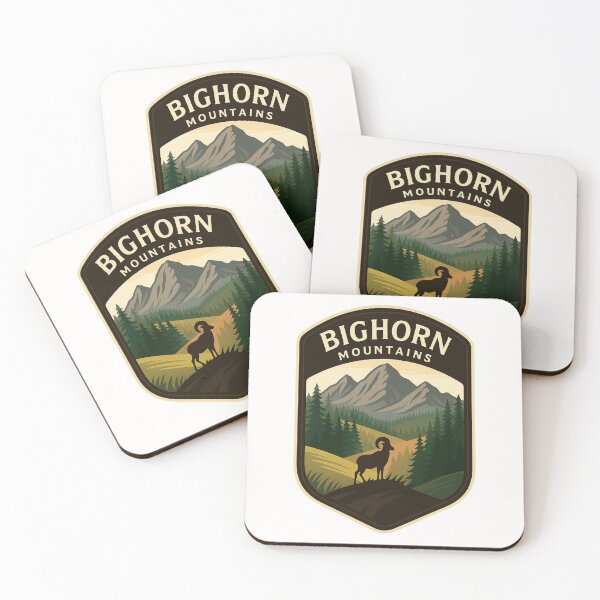 Item preview, Bighorn Mountains Wyoming Ram Silhouette Scene designed and sold by Places On Earth.