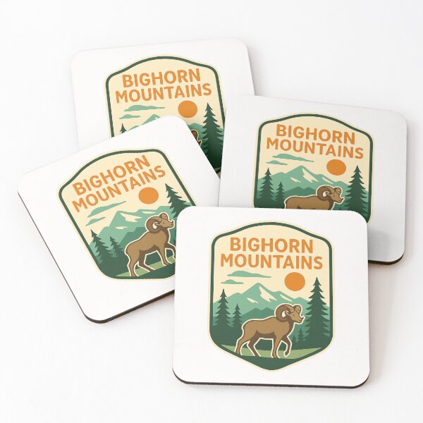 Item preview, Bighorn Mountains Wyoming Ram and Pines View designed and sold by Places On Earth.
