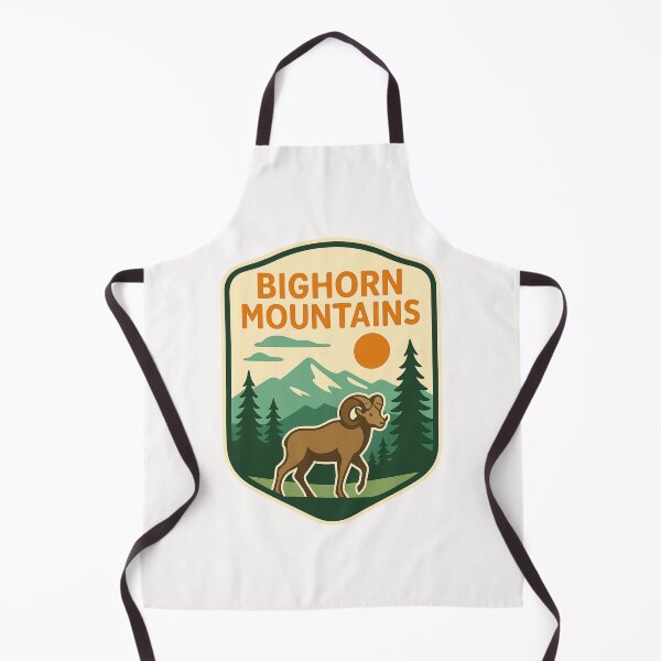 Item preview, Bighorn Mountains Wyoming Ram and Pines View designed and sold by Places On Earth.