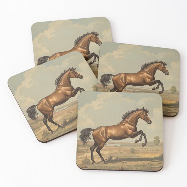 Item preview, Jumping Horse Vintage Style designed and sold by Fashionboost.