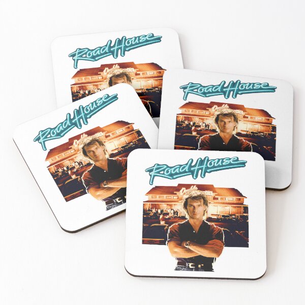 Item preview, Rose Patrick Swayze Retro Road House American Action Movies designed and sold by ButterflyMak.