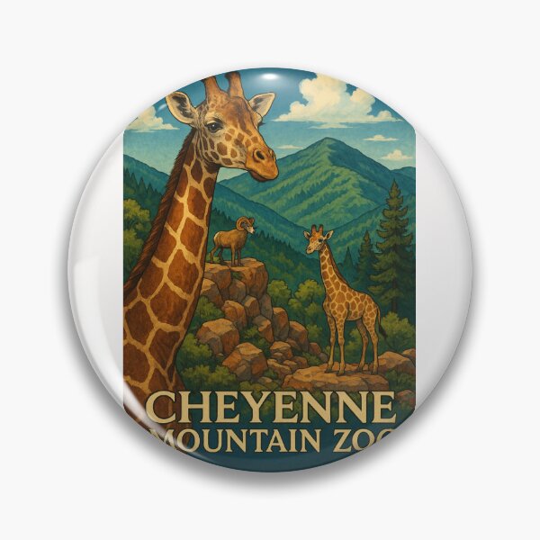 Item preview, Giraffes and Bighorn Sheep at Cheyenne Mountain Zoo Colorado designed and sold by Places On Earth.