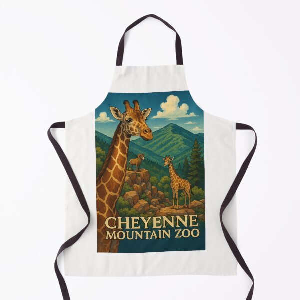 Item preview, Giraffes and Bighorn Sheep at Cheyenne Mountain Zoo Colorado designed and sold by Places On Earth.