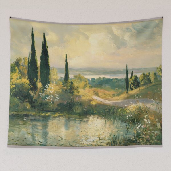 Item preview, French Countryside Landscape | Impressionist Painting  designed and sold by CARRAANN.