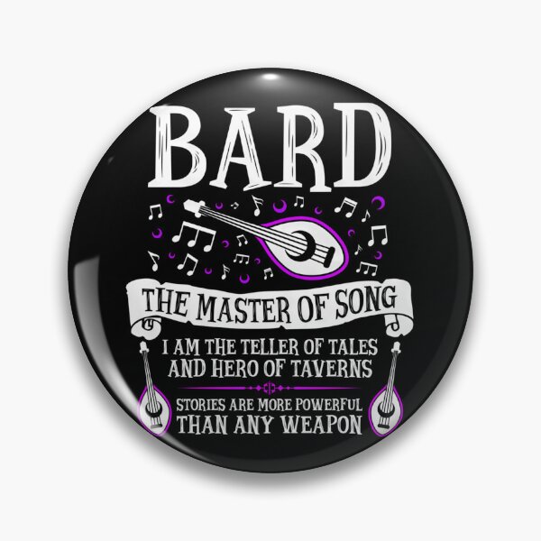 Item preview,  Bard The Master Of Song - Dungeons Dragons (White) designed and sold by DeniRenard.