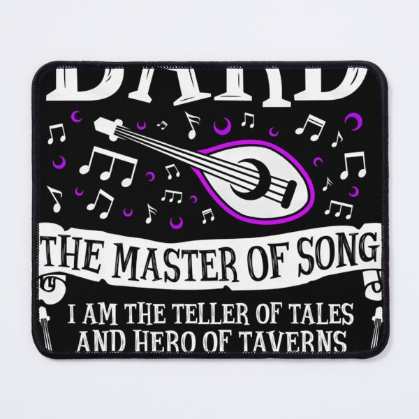 Item preview, Bard The Master Of Song - Dungeons Dragons (White) designed and sold by DeniRenard.