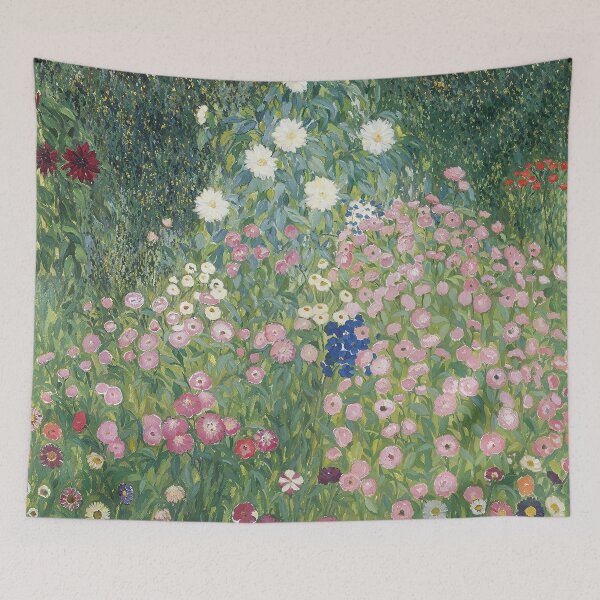 Item preview, Gustav Klimt Flower Garden 1907 designed and sold by maniacfitness.