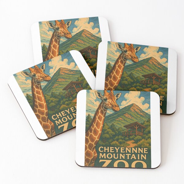 Item preview, Cheyenne Mountain Zoo Giraffe and Overlook Pavilion Scene designed and sold by Aryabek.