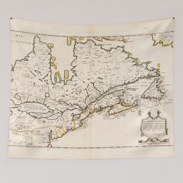 Item preview, Map of Canada (Nouvelle France) 1643 designed and sold by allhistory.