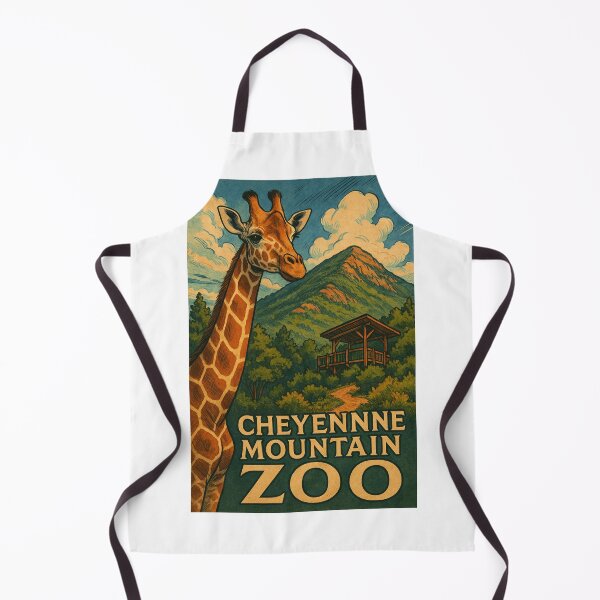 Item preview, Cheyenne Mountain Zoo Giraffe and Overlook Pavilion Scene designed and sold by Aryabek.