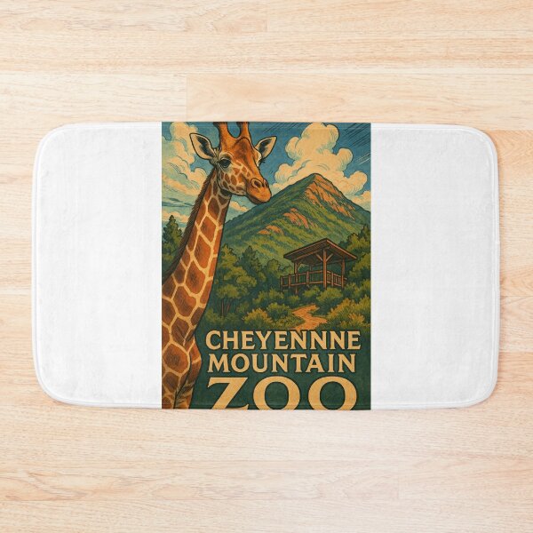 Item preview, Cheyenne Mountain Zoo Giraffe and Overlook Pavilion Scene designed and sold by Aryabek.