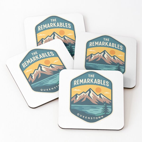Item preview, The Remarkables Mountain Range Queenstown Badge designed and sold by Aryabek.