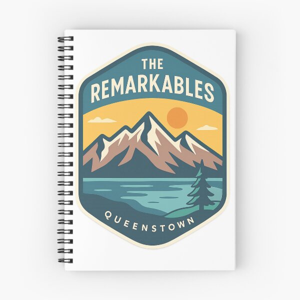 Item preview, The Remarkables Mountain Range Queenstown Badge designed and sold by Aryabek.