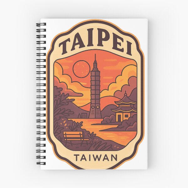 Item preview, Taipei 101 Sunset Scene with Pagodas in Taiwan designed and sold by Aryabek.