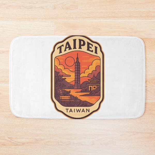 Item preview, Taipei 101 Sunset Scene with Pagodas in Taiwan designed and sold by Aryabek.