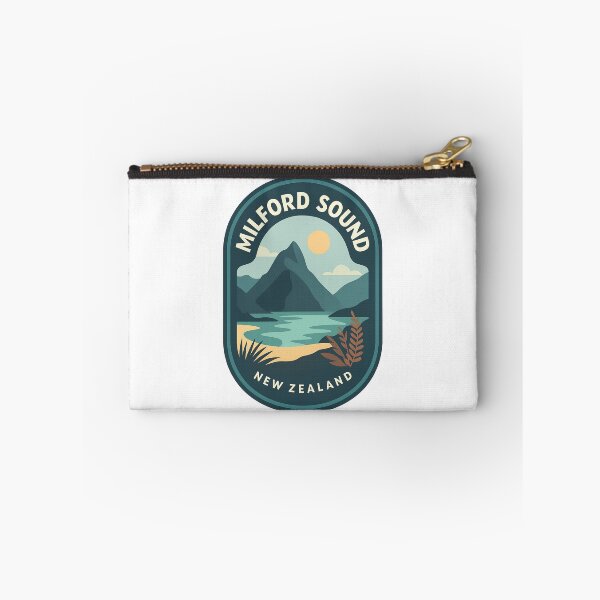 Item preview, Milford Sound Scenic Fjord New Zealand Badge designed and sold by Aryabek.