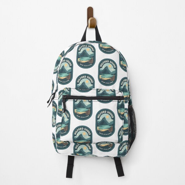 Item preview, Milford Sound Scenic Fjord New Zealand Badge designed and sold by Aryabek.