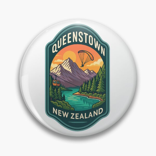 Item preview, Queenstown Adventure Scene with Paragliding and Gondola designed and sold by Aryabek.