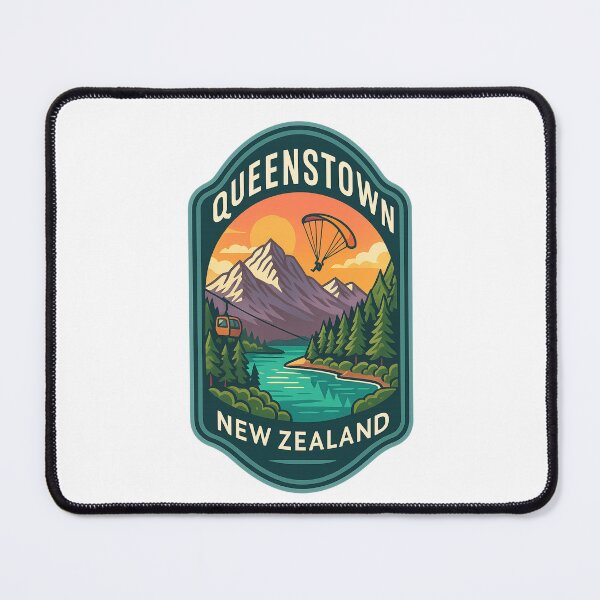 Item preview, Queenstown Adventure Scene with Paragliding and Gondola designed and sold by Aryabek.
