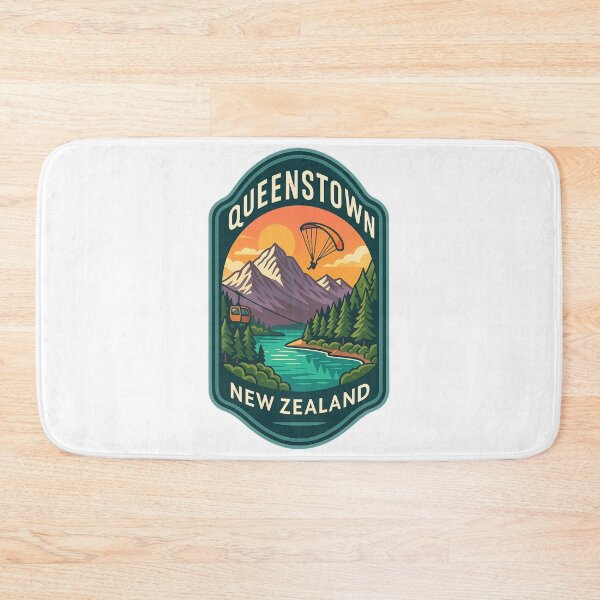 Item preview, Queenstown Adventure Scene with Paragliding and Gondola designed and sold by Aryabek.