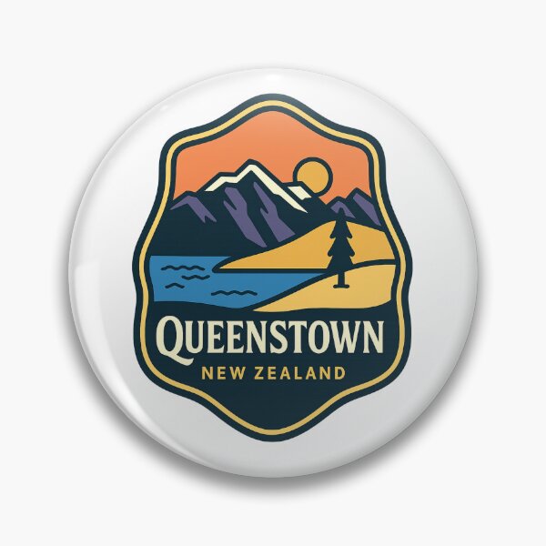 Item preview, Queenstown New Zealand Sunset Over Lake and Mountains designed and sold by Aryabek.