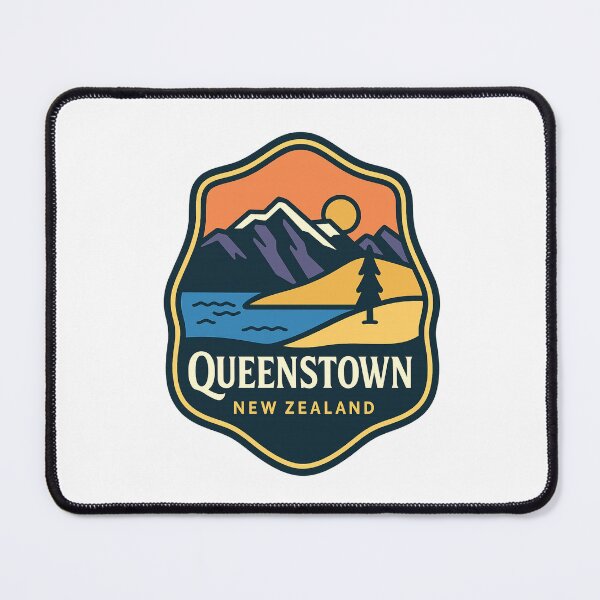 Item preview, Queenstown New Zealand Sunset Over Lake and Mountains designed and sold by Aryabek.