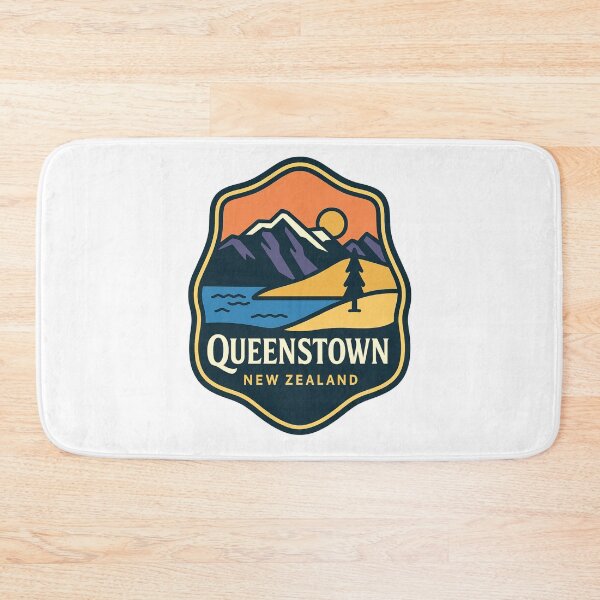 Item preview, Queenstown New Zealand Sunset Over Lake and Mountains designed and sold by Aryabek.