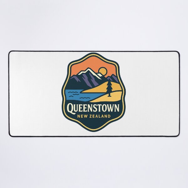Item preview, Queenstown New Zealand Sunset Over Lake and Mountains designed and sold by Aryabek.