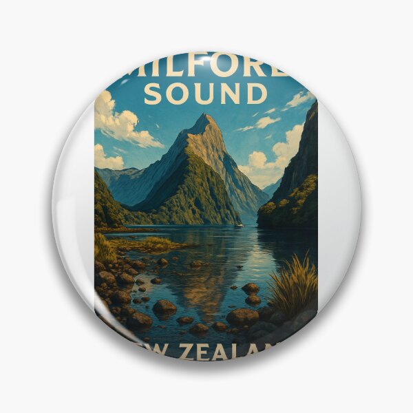 Item preview, Mitre Peak at Milford Sound Fiordland New Zealand designed and sold by Aryabek.