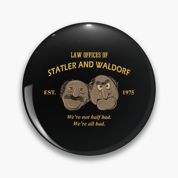 Item preview, Statler and Waldorf designed and sold by rabbanitasnim.