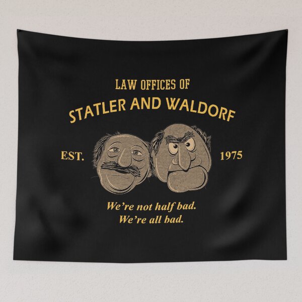 Item preview, Statler and Waldorf designed and sold by rabbanitasnim.