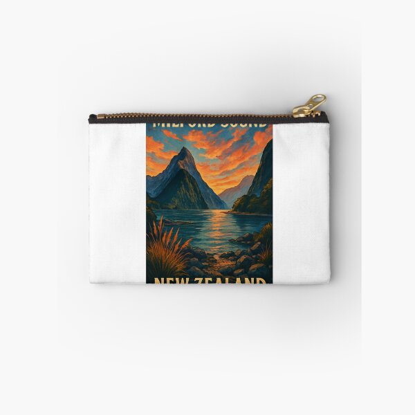 Item preview, Sunset at Milford Sound Fiordland South Island designed and sold by Aryabek.
