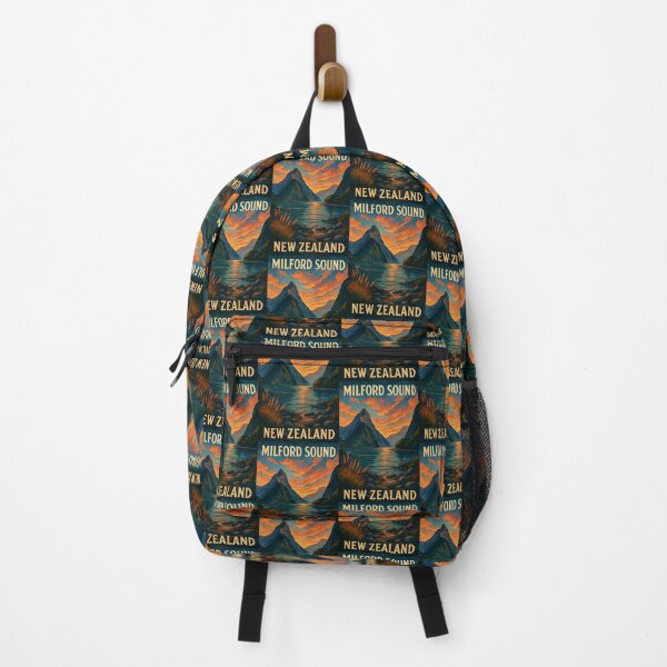 Item preview, Sunset at Milford Sound Fiordland South Island designed and sold by Aryabek.