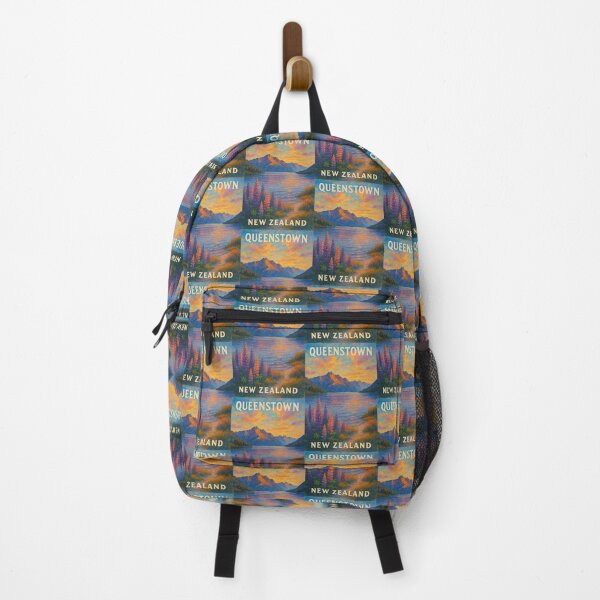 Item preview, Queenstown Lupins at Sunset with Lake Wakatipu designed and sold by Aryabek.