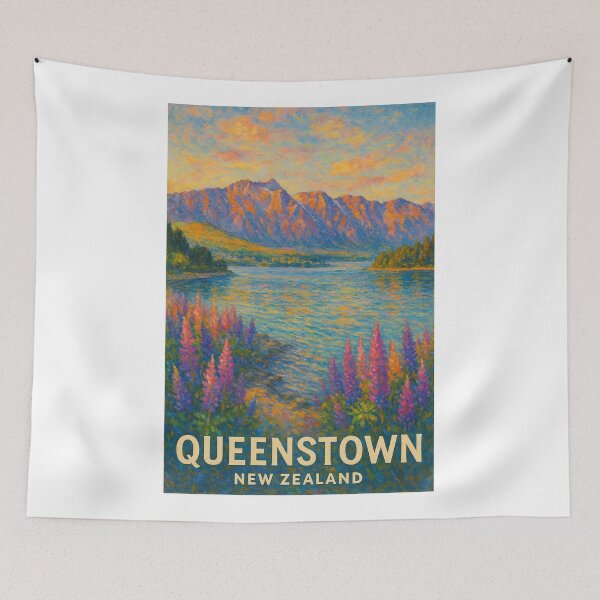Item preview, The Remarkables and Lake Wakatipu in Queenstown designed and sold by Aryabek.