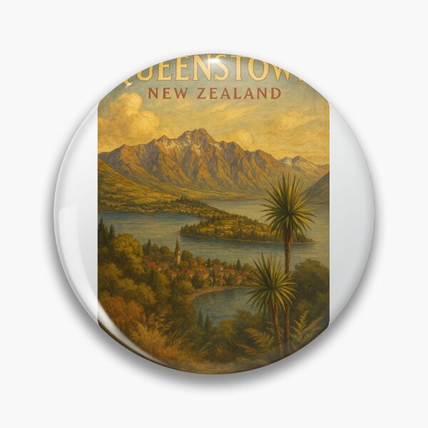 Item preview, Queenstown Panorama with Lake Wakatipu and The Remarkables designed and sold by Aryabek.