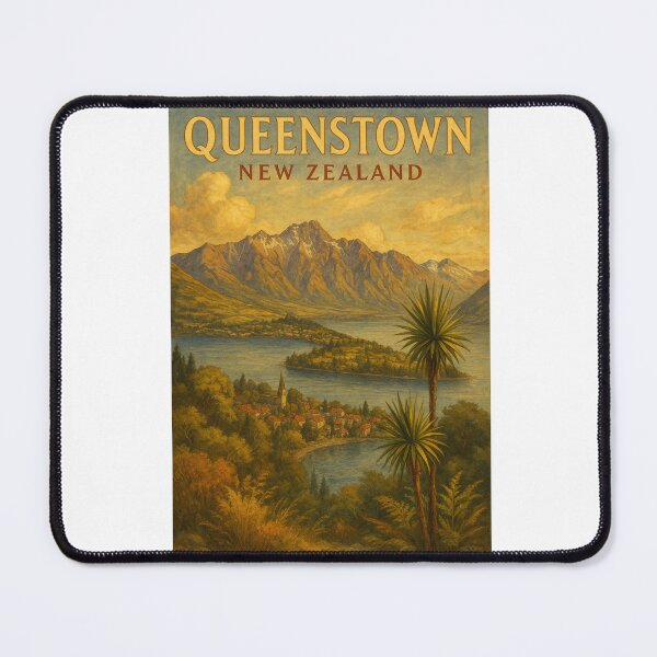 Item preview, Queenstown Panorama with Lake Wakatipu and The Remarkables designed and sold by Aryabek.