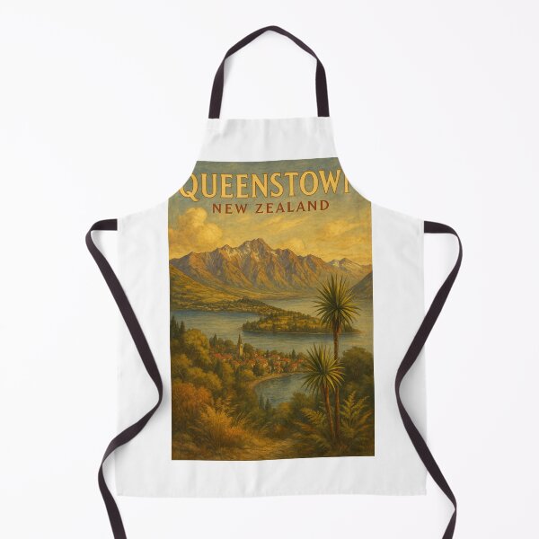 Item preview, Queenstown Panorama with Lake Wakatipu and The Remarkables designed and sold by Aryabek.