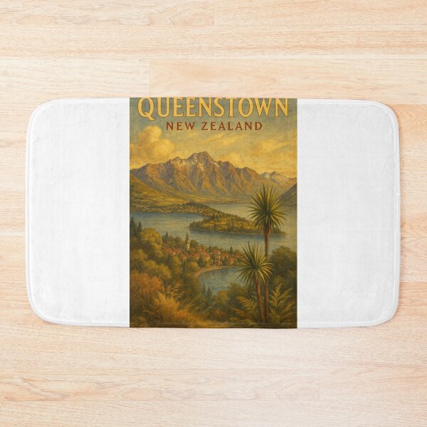 Item preview, Queenstown Panorama with Lake Wakatipu and The Remarkables designed and sold by Aryabek.