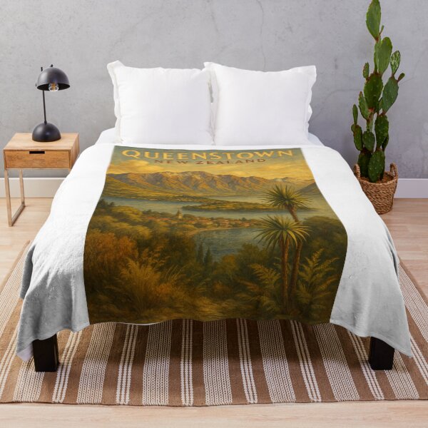 Item preview, Queenstown Panorama with Lake Wakatipu and The Remarkables designed and sold by Aryabek.