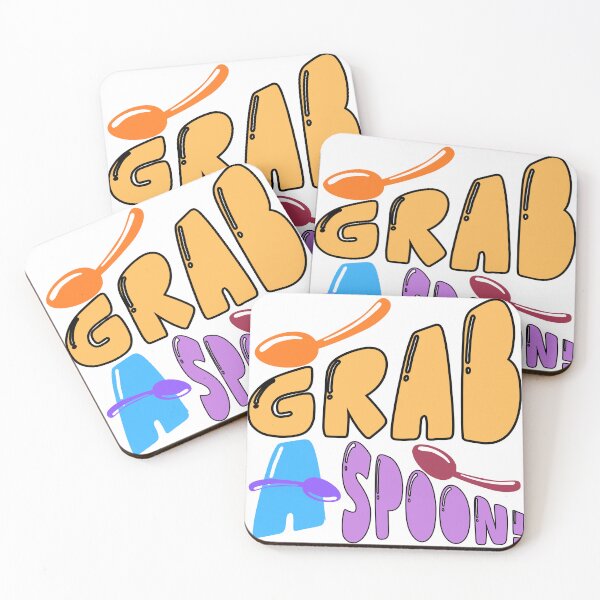Item preview, GRAB A SPOON! | F.R.I.E.N.D.S. Design Sticker, Pin, Shirt etc. designed and sold by eggface.sandwich.