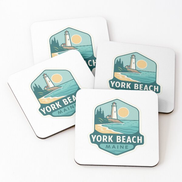 Item preview, York Beach Maine Lighthouse Coastline Scene designed and sold by Aryabek.