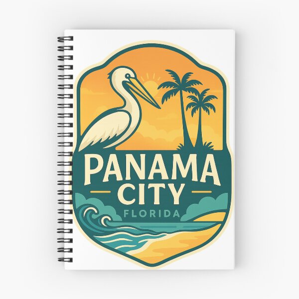 Item preview, Pelican and Palm Trees at Panama City Beach Florida designed and sold by Aryabek.