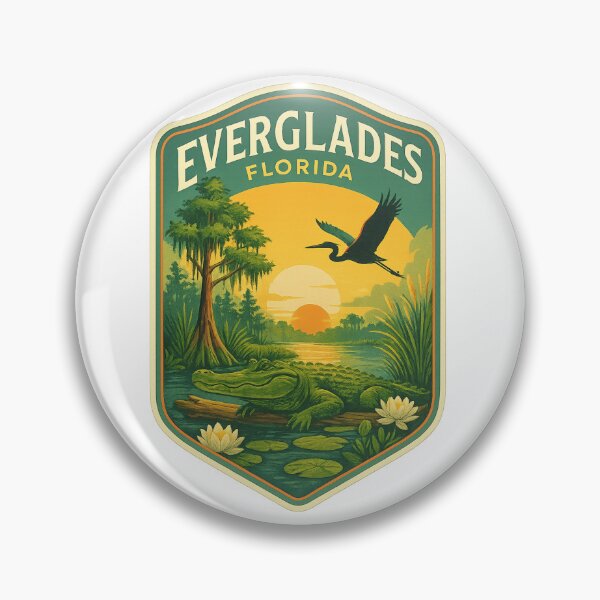 Item preview, Everglades National Park Florida Wildlife Sunset designed and sold by Aryabek.