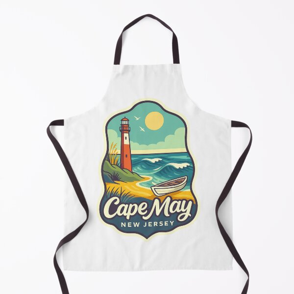 Item preview, Cape May Lighthouse Beach Scene New Jersey Shore designed and sold by Aryabek.